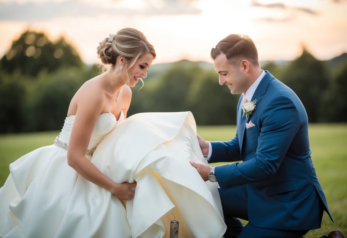 What Does the Groom Do When He Goes Under the Bride’s Dress? Fun Traditions Explained