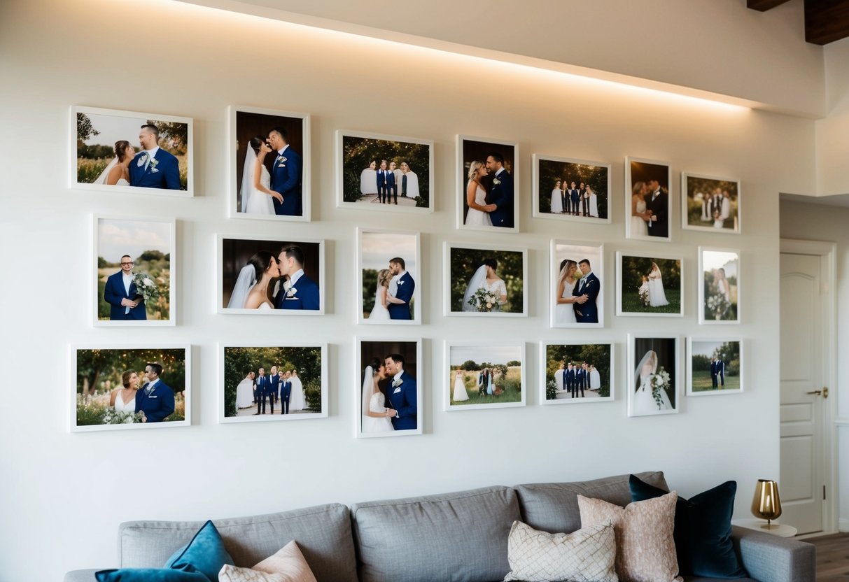 How to Display Wedding Photos in a Living Room: Creative Ideas to Showcase Your Memories