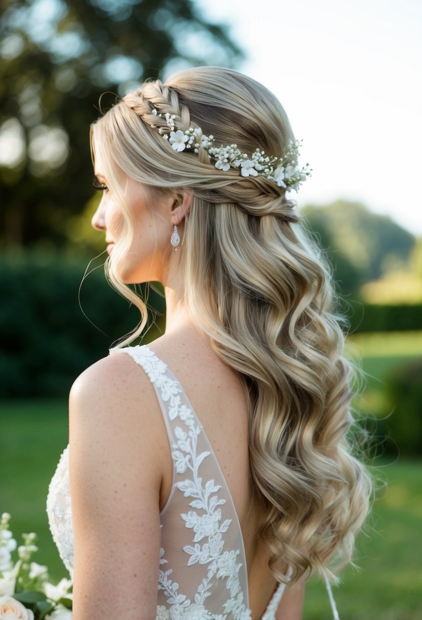 15 Wedding Hairstyle Half Up Half Down Ideas for Your Big Day