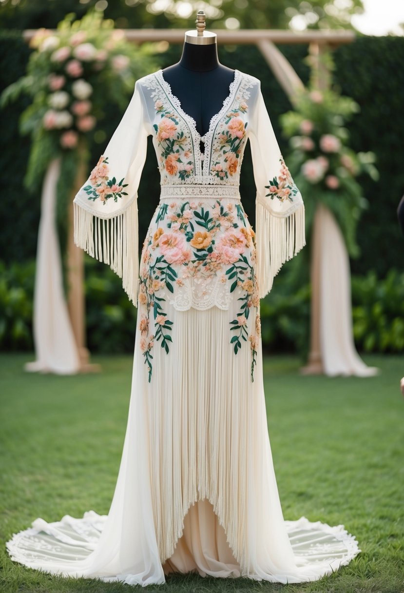 15 Hippie Wedding Dress Ideas for a Bohemian Celebration