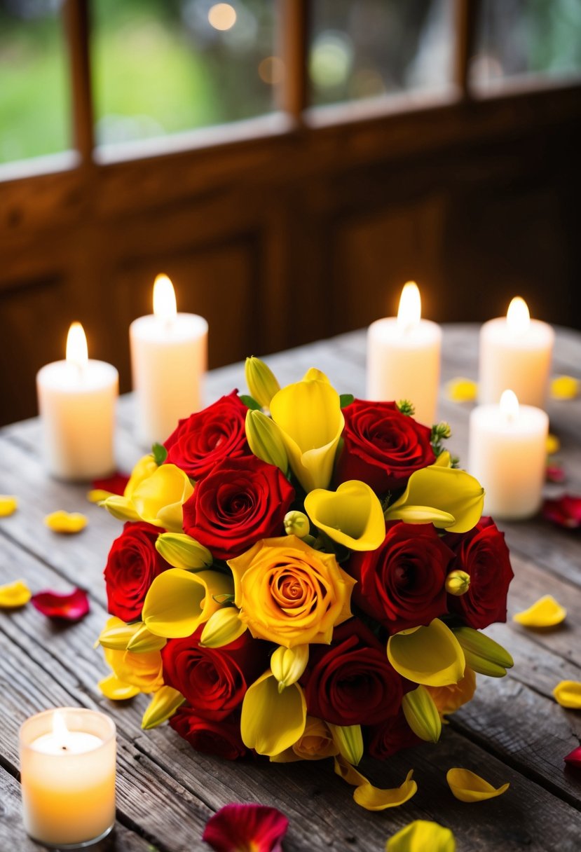 15 Red and Yellow Wedding Color Ideas to Brighten Your Big Day