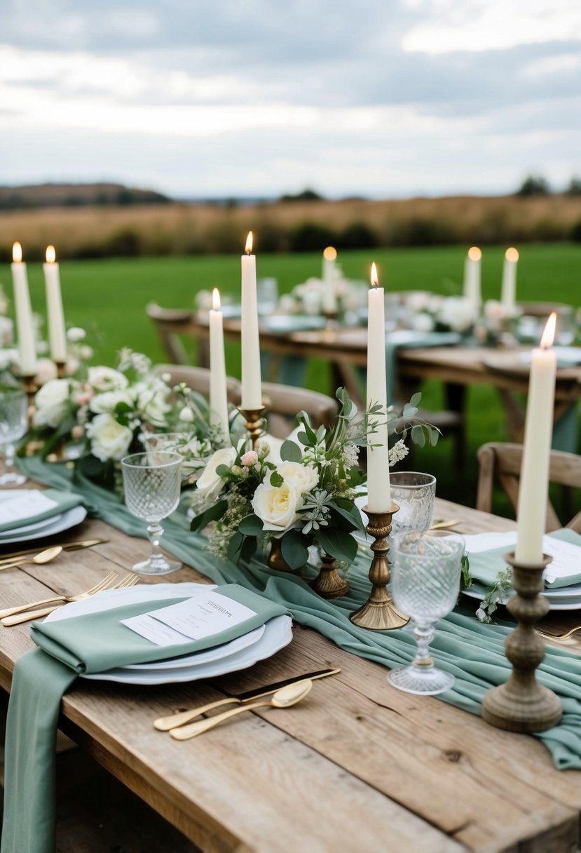 15 Sage Green Wedding Table Decoration Ideas for a Beautiful Celebration