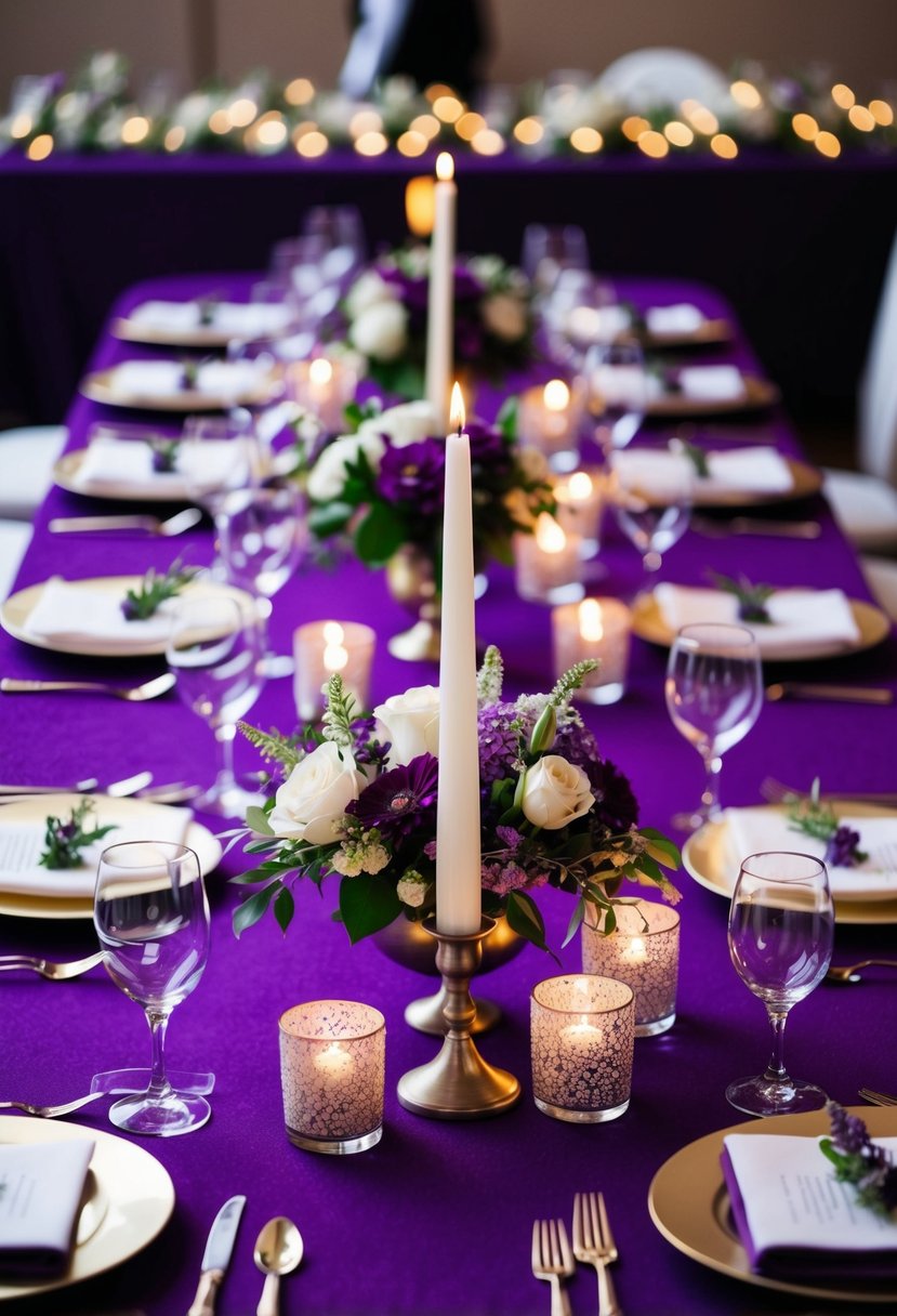 15 Purple Wedding Table Decoration Ideas to Inspire Your Special Day
