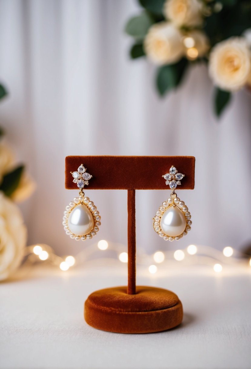 15 Gold Pearl Wedding Earring Ideas for Your Special Day