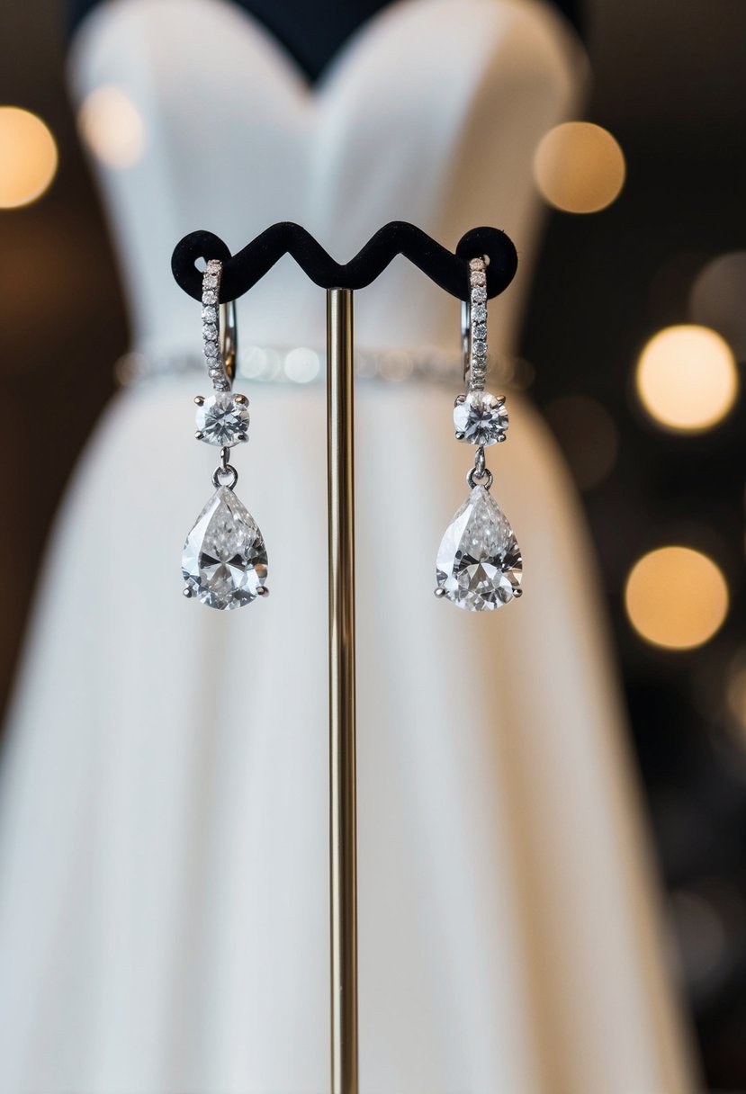 15 Wedding Earrings Ideas for Strapless Dresses: Stunning Styles to Complement Your Look