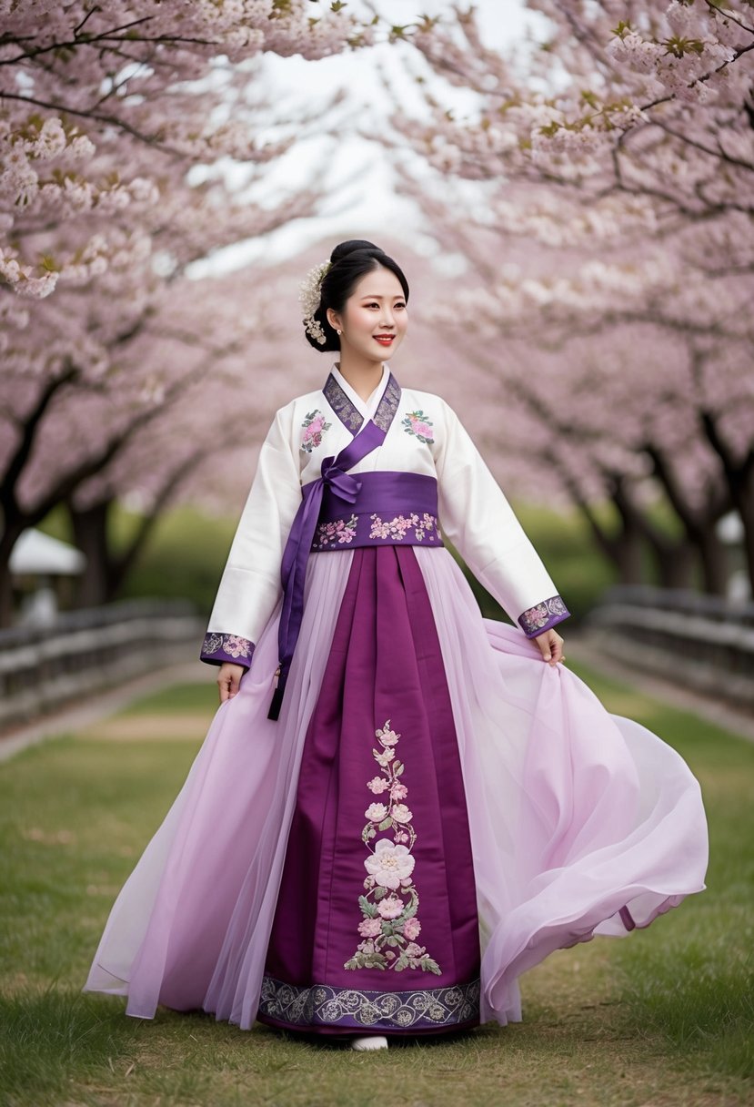 15 Purple Korean Wedding Dress Ideas to Inspire Your Big Day