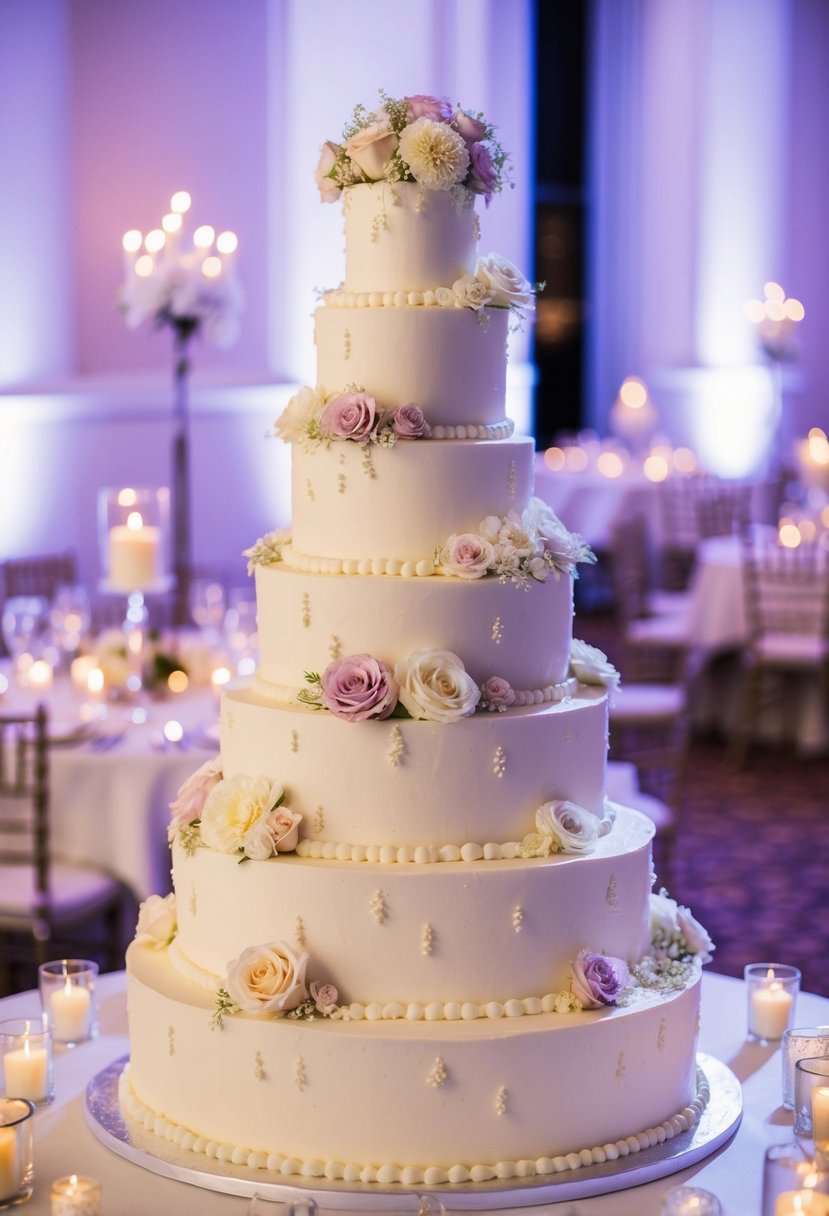 15 Five Tier Wedding Cake Ideas for Your Dream Celebration