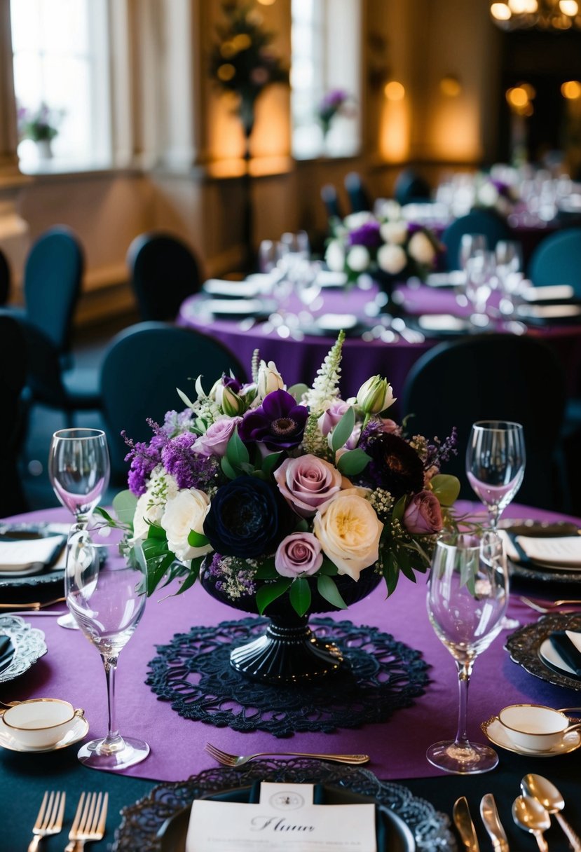 15 Purple and Black Wedding Ideas for a Stunning Celebration