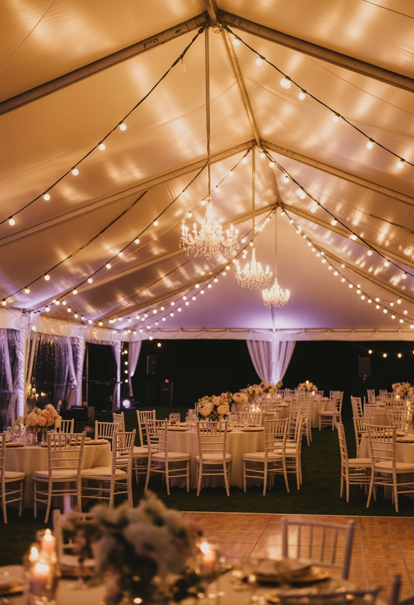 15 Wedding Tent Lighting Ideas to Brighten Your Special Day