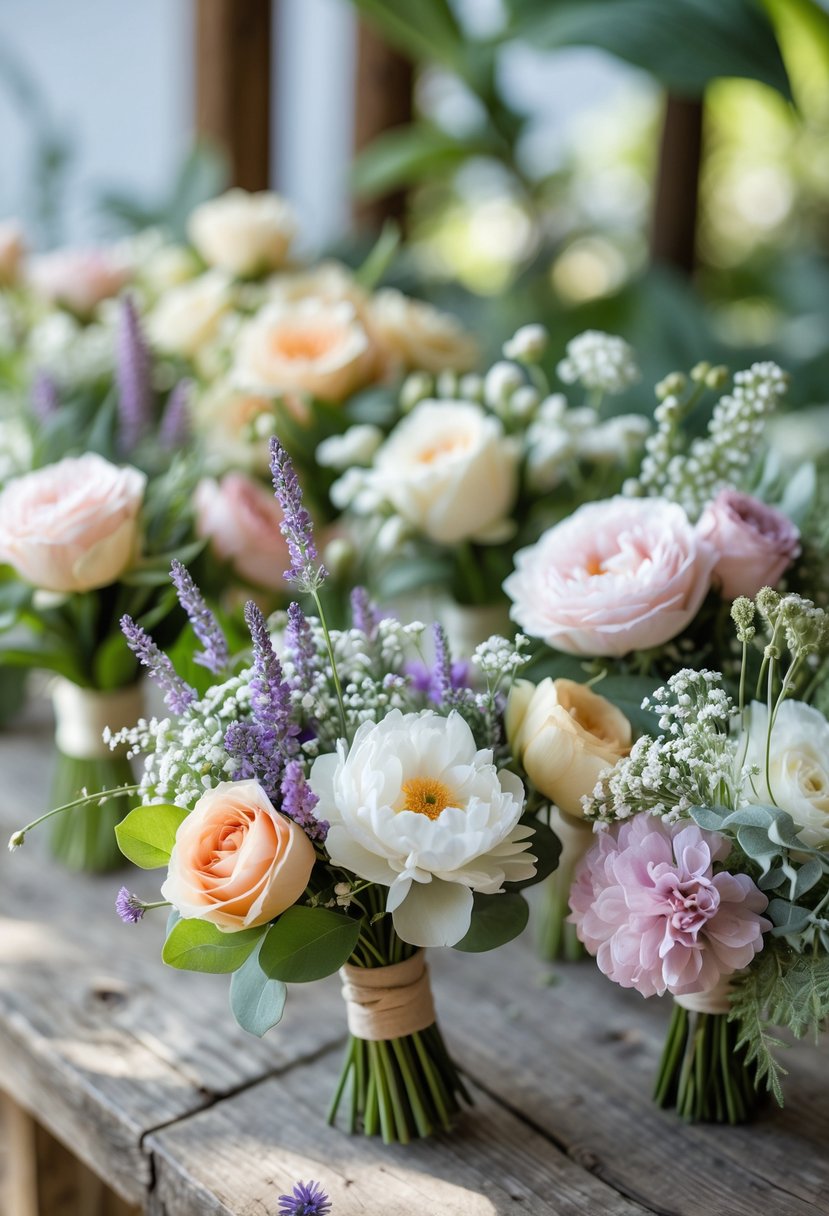 25 Garden-Inspired Mini Wedding Bouquet Ideas to Brighten Your Special Day