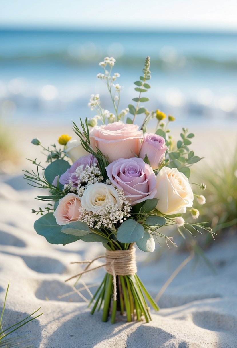 25 Coastal Mini Wedding Bouquet Ideas for a Charming Beachside Celebration
