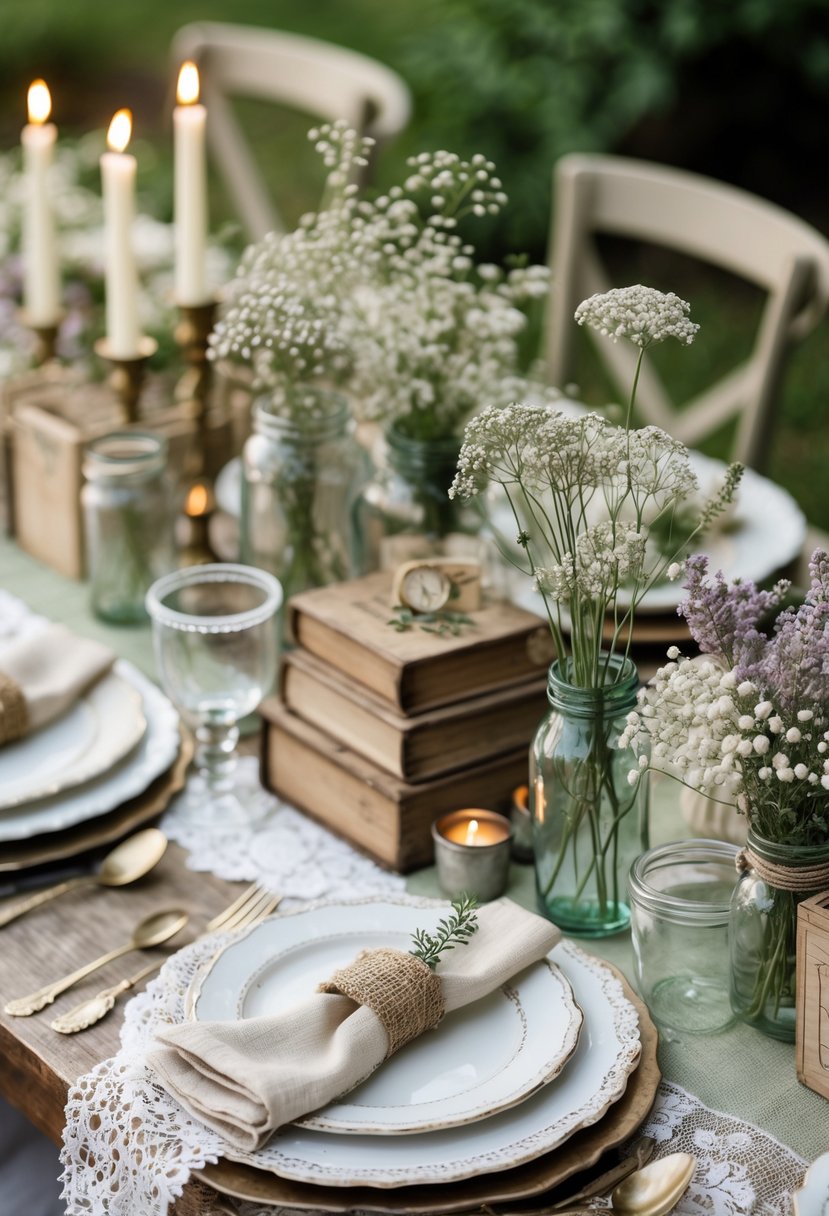 25 Vintage Cheap Wedding Table Decoration Ideas to Inspire Your Big Day