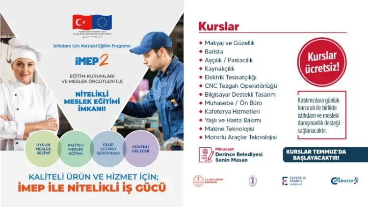 Derince’de mesleki seferberlik