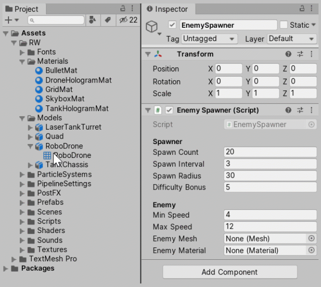 Entity Component System For Unity Getting Started Raywenderlich Com