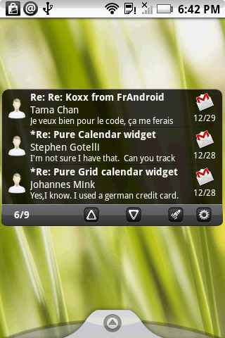 Pure Messenger Android Pure Widgets Series Calendar