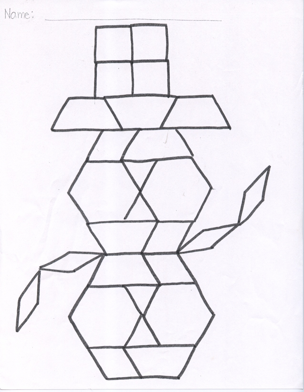 Pattern Block Shapes Kristen's Kindergarten