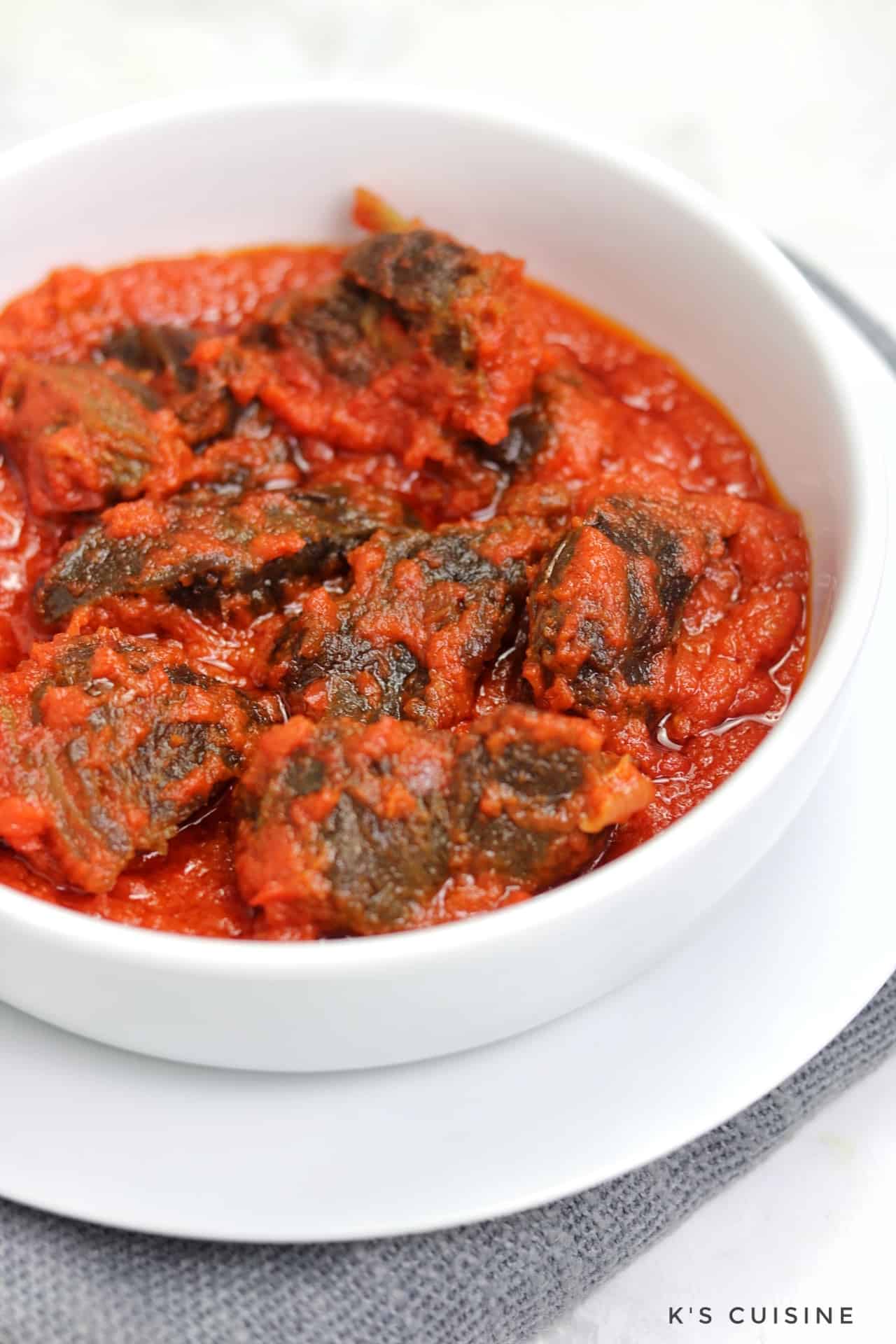 Nigerian Beef Stew Classic Nigerian Stew Recipe K's Cuisine