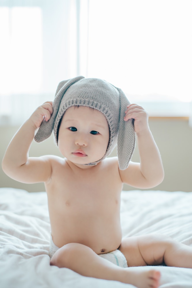 <Baby>珍貴的Tristan一歲紀念照！孩小照相館