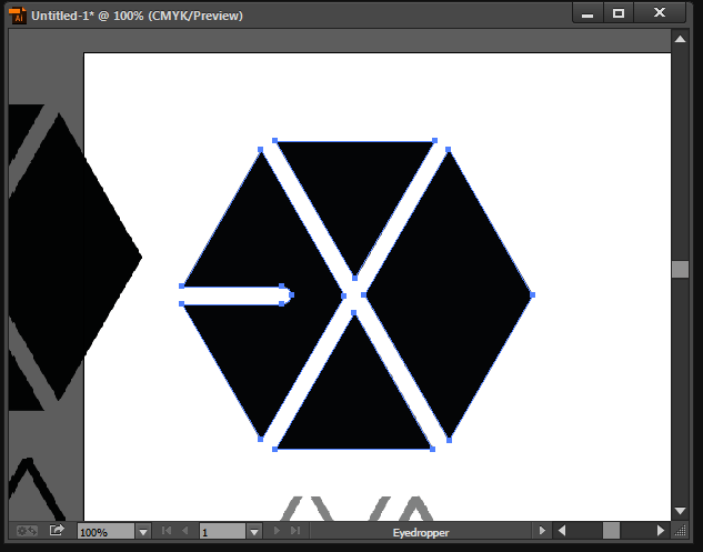 Discover and download free exo logo png images on pngitem. Membuat Logo Exo Dengan Menggunakan Adobe Illustrator Part5 17012017 Gari3 Kursus Desain Grafis