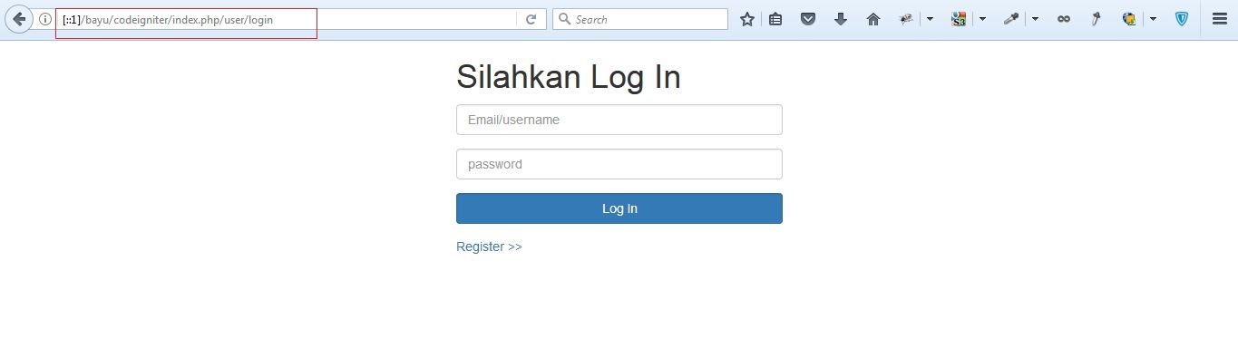 menghilangkan index.php dengan menggunakan htaccess pada codeigniter