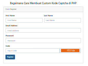 Captcha merupakan suatu fitur yang penting digunakan di saat kita membuat suatu form seperti contact us, register dan lain sebagainya. Cara Membuat Custom Kode Captcha Di Php Kursus Web Programming
