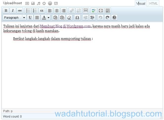 Dengan melanjutkan menggunakan situs web ini, anda setuju dengan penggunaan mereka. Cara Memposting WordPress Online - Judul Situs
