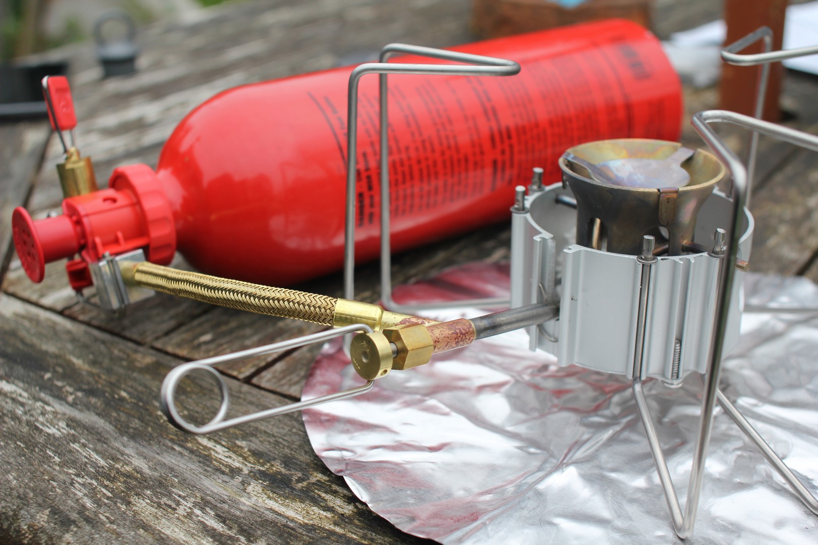 Testing the MSR Dragonfly stove KvB Cycles