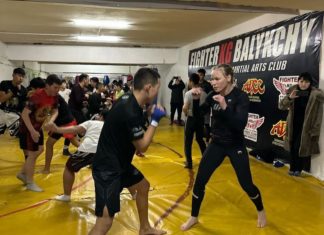 Бир видео менен: Шевченко Ысык-Көлдө балыкчылык мушкерлер менен машыгып жатат