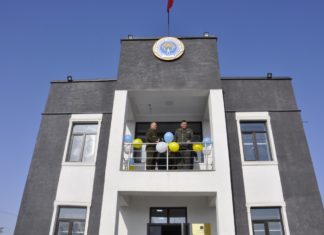 Жалал-Абад: Тогуз-Тородо УКМКнын кезектеги жаңы имараты ачылды