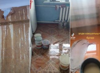 Майлуу-Суу: Үйлөрдөгү түтүктөр жарылып, бийлик чыгымды төлөп берүүнү убадалады