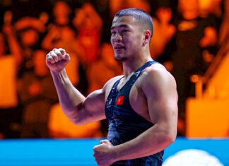 Балбан Акжол Махмудов үчүнчү ирет Азия чемпиону болду