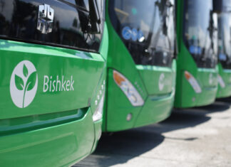 Бишкекке 25 жаңы автобус келди