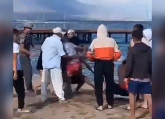 Ысык-Көл: Жээкте эс алуучуларды сабаган скутердин ижарачылары кармалды