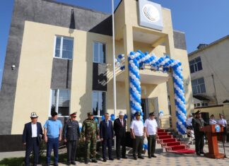 Жумгал: Камчыбек Ташиев УКМКнын кезектеги жаңы имаратын ачты