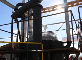 Ала-Бука районунда таштандыны кайра иштетүүчү кичи ишкана ачылды