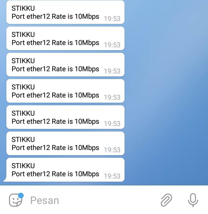 Monitoring Ketika Data Rate Port pada Mikrotik Drop dengan Menggunakan Bot  Telegram – Labkom.co.id
