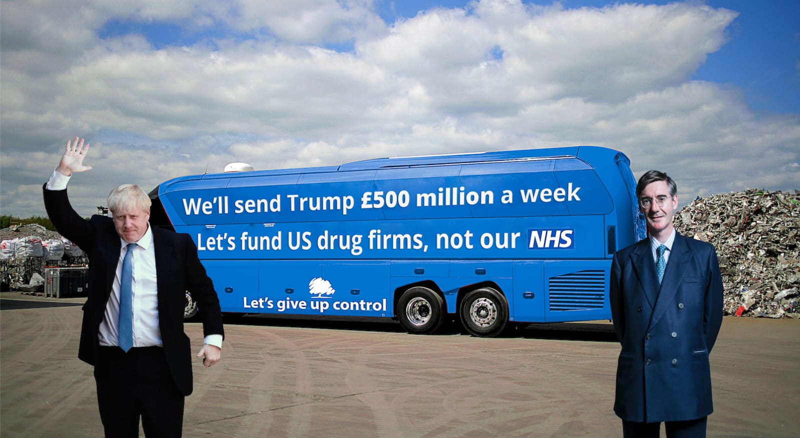 Minister of legislative and public affairs. Labour donates to Tory campaign with a new bus for Johnson