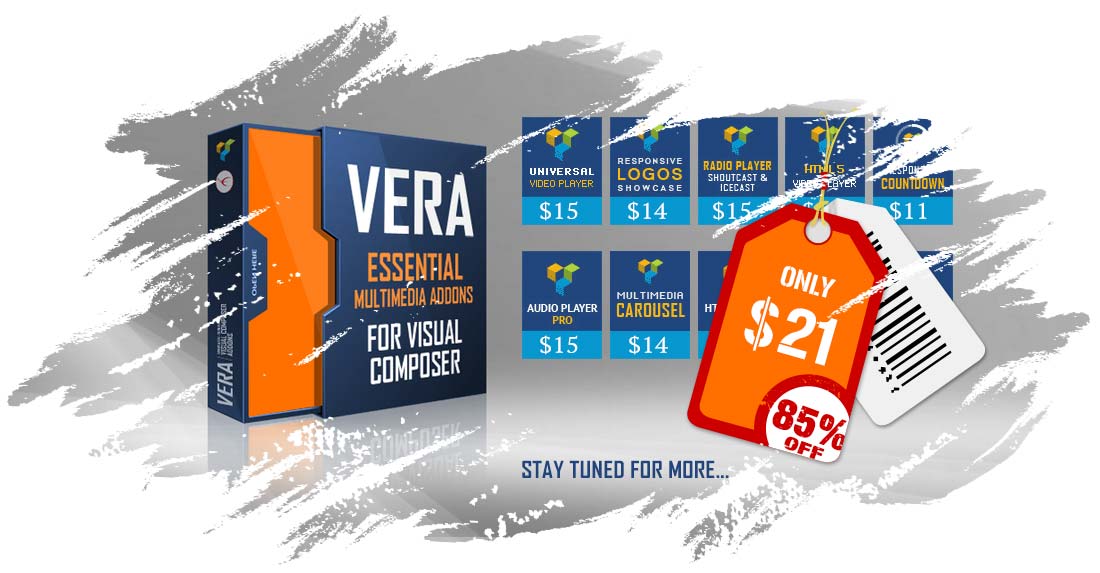 A very straightforward solution for creating stunning google maps placements on your website through the use of visual composer. Visual Composer Addons Bundle - VERA - WordPress Plugins, Visual Composer Addons, Elementor ...