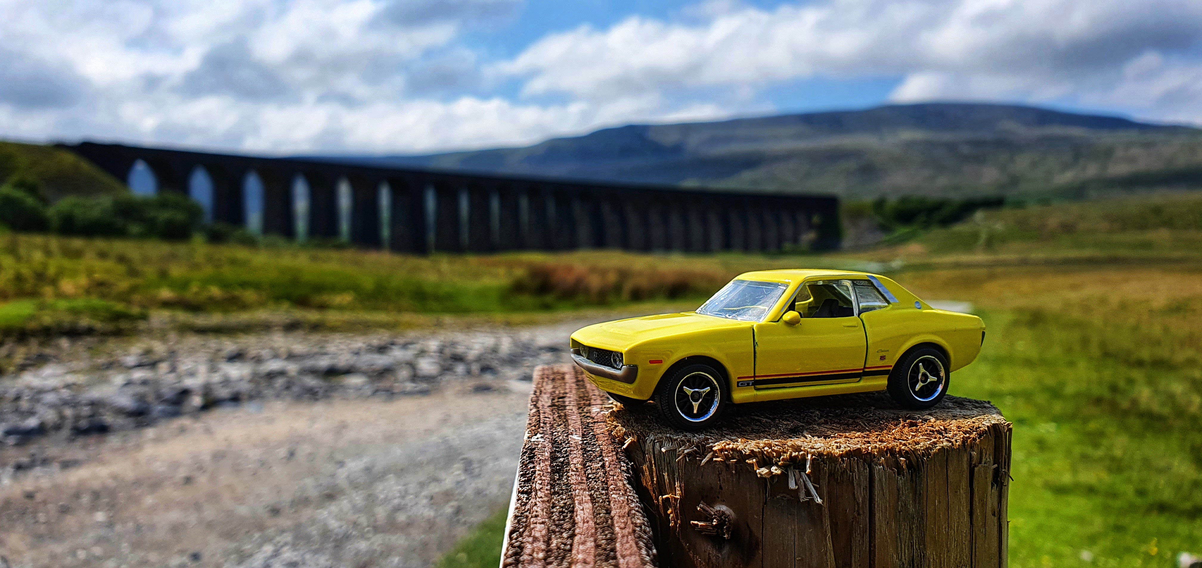 A countryside drive and a look at Majorette's Toyota Celica