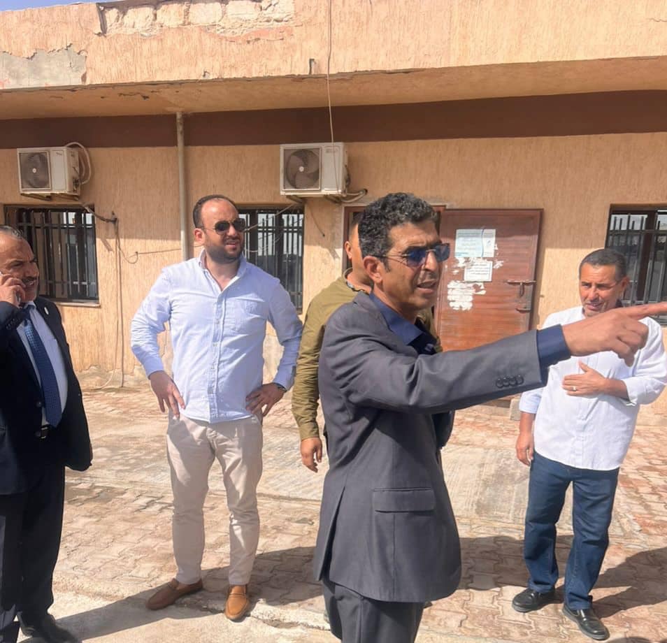  وكيل وزارة الصحة يتفقد مستشفي الجميل العام .