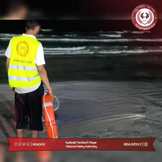العثور على جثة شاب قبالة شواطئ مدينة صبراتة .
