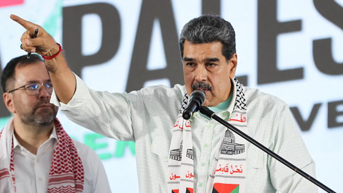 الرئيس الفنزويلي: فلسطين أكثر قضية محقة للإنسانية. الرئيس الفنزويلي: فلسطين أكثر قضية محقة للإنسانية.