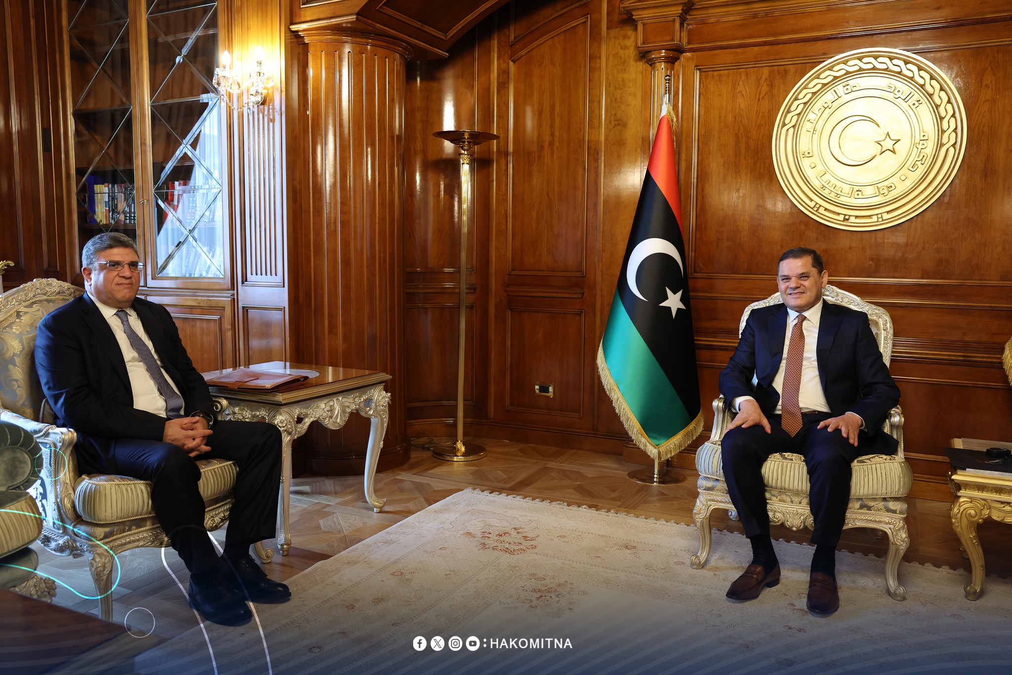  الدبيبة والأمين العام لاتحاد المغرب العربي يبحثان تعزيز التعاون وتقوية العلاقات بين دول المغرب العربي . 