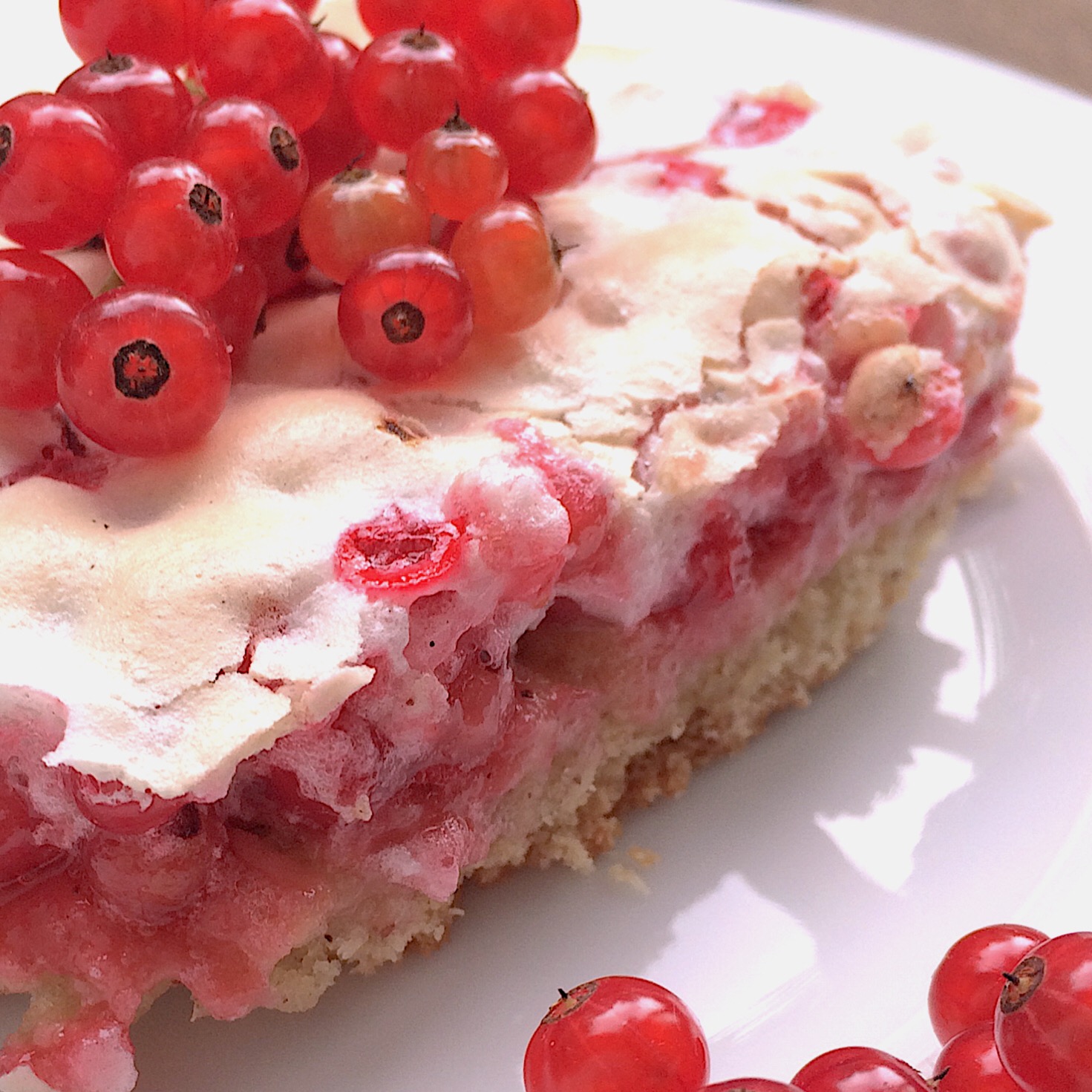Für den schnellen johannisbeerkuchen werden zuerst die frischen johannisbeeren gewaschen und von den rispen gelöst. Johannisbeerkuchen mit Baiser - glutenfrei - glutenfreie