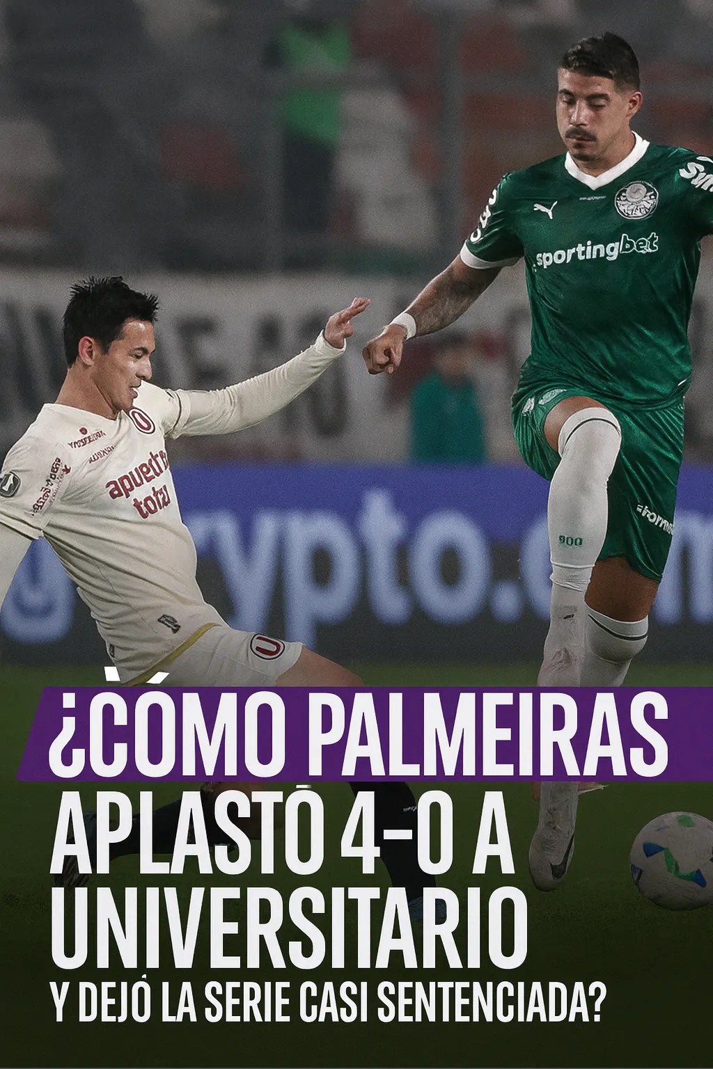 ¿Cómo Palmeiras aplastó 4-0 a Universitario y dejó la serie casi sentenciada?; video, goles y resumen ¿Cómo Palmeiras aplastó 4-0 a Universitario y dejó la serie casi sentenciada?; video, goles y resumen