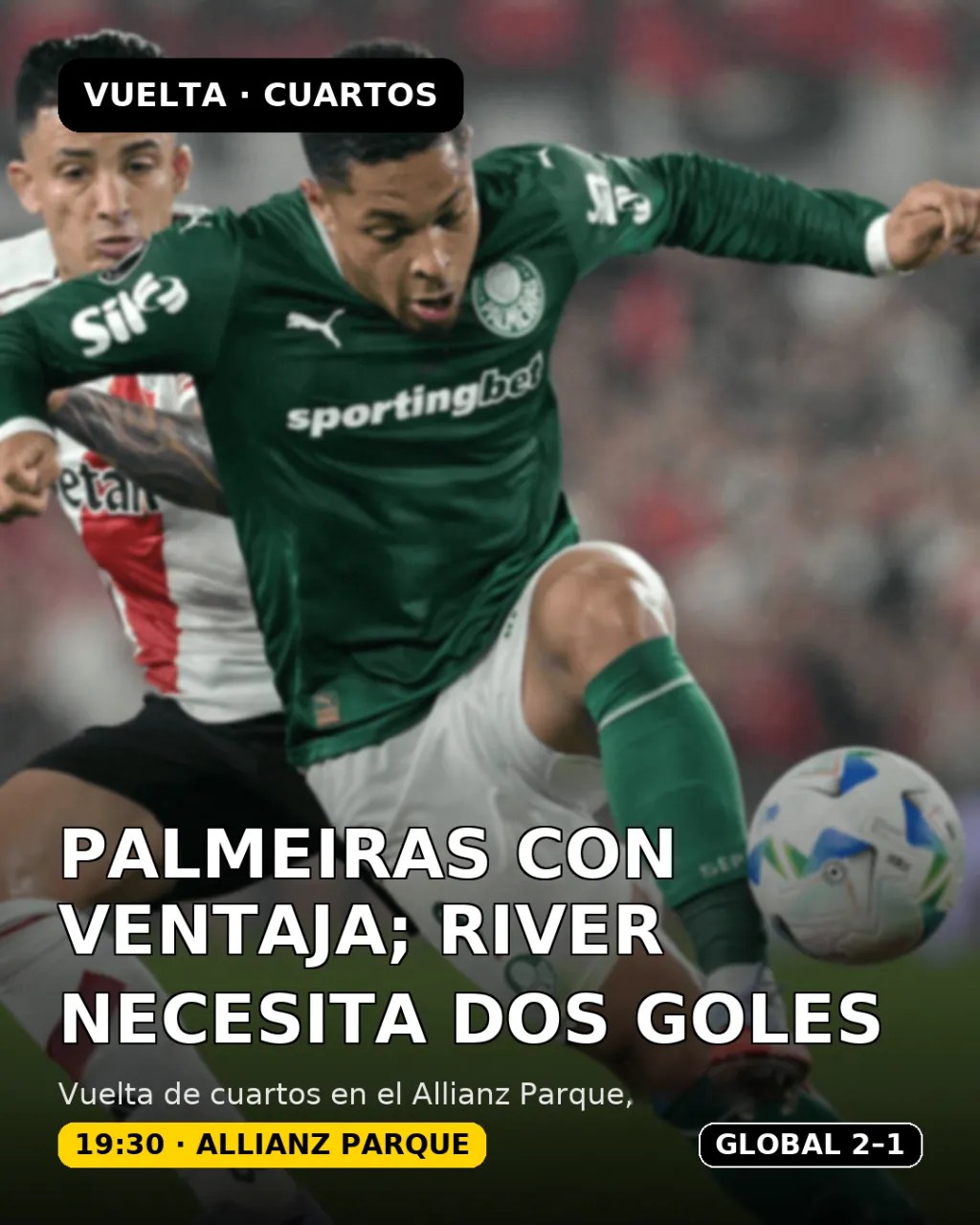 Libertadores: Palmeiras recibe a River; los argentinos necesitan dos goles para semifinales en Allianz Parque – ¿A Qué Hora Empieza? Libertadores: Palmeiras recibe a River; los argentinos necesitan dos goles para semifinales en Allianz Parque – ¿A Qué Hora Empieza?
