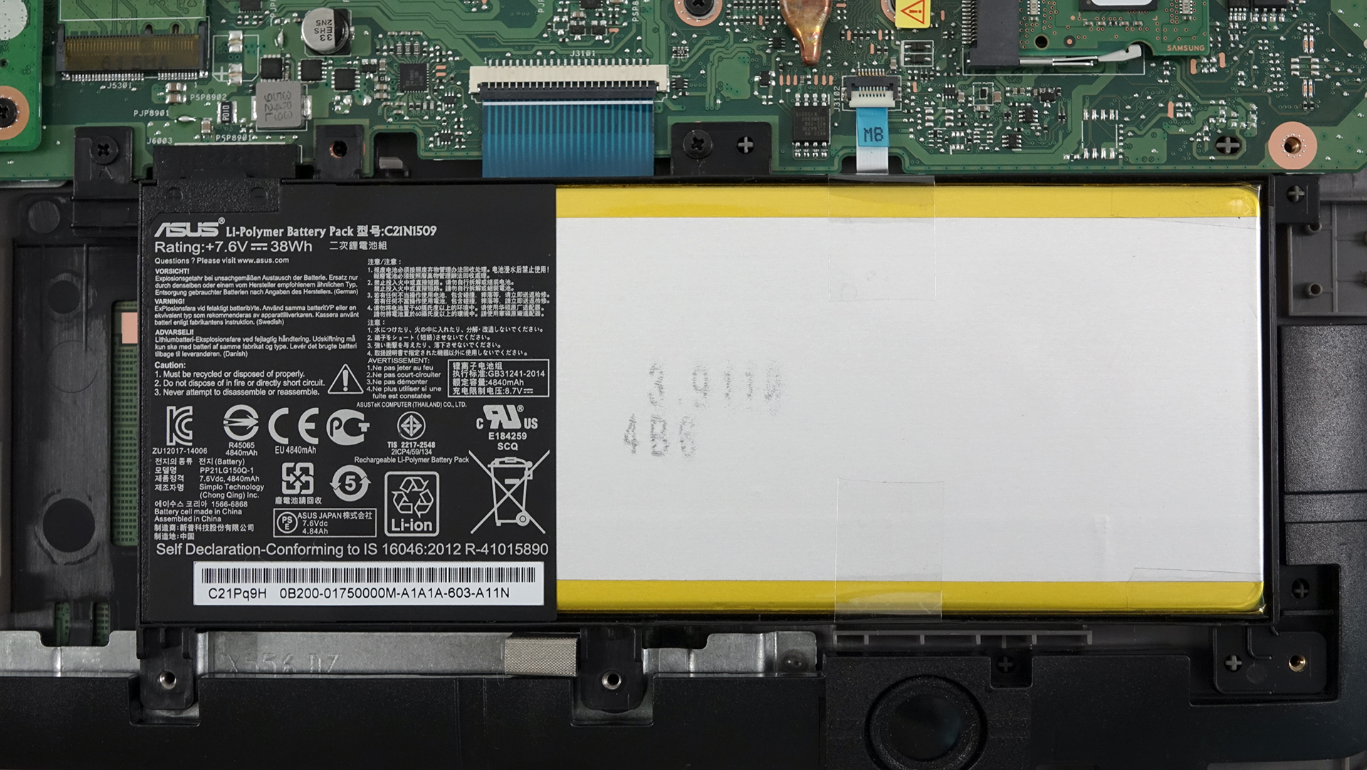 Asus k556u аккумулятор