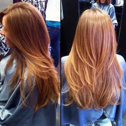 Pelo.es una continuación de la piel cornificada, formada por una fibra de queratina y constituida por una raíz y un tallo. 20 Peinados Rectos De Capas Largas Largo Peinados