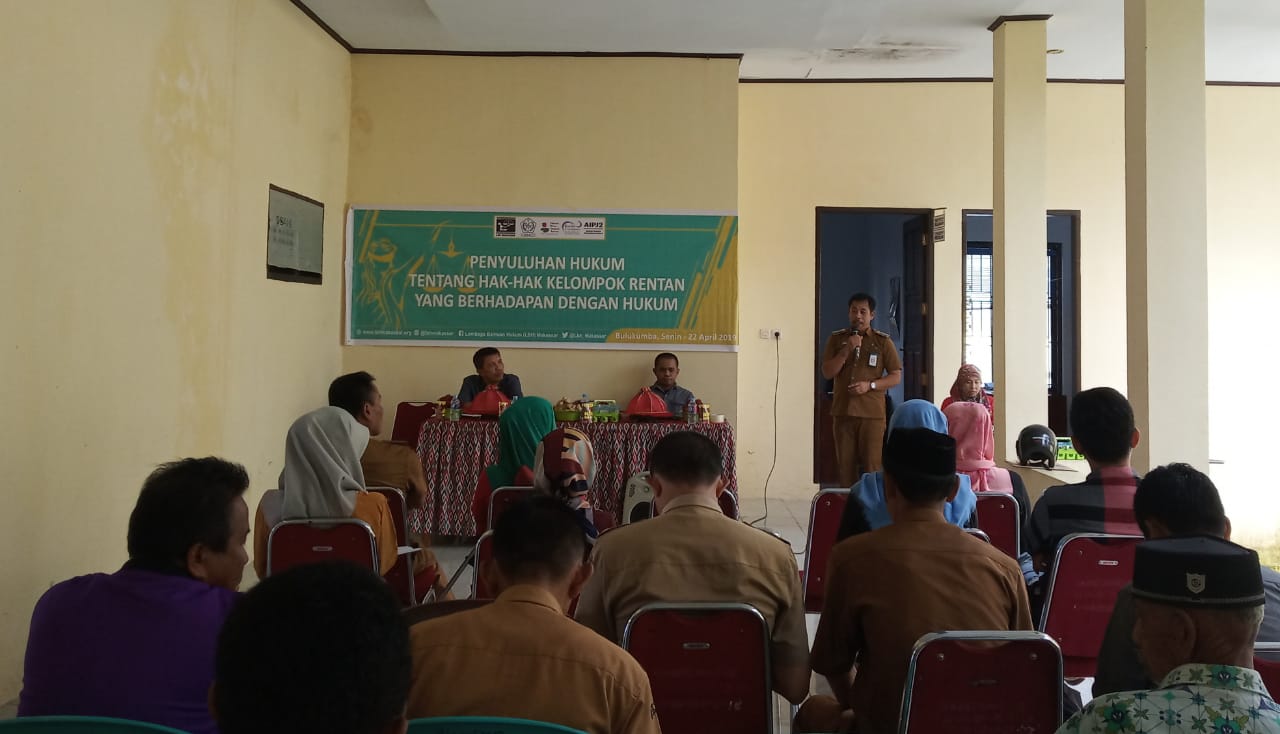 LBH Makassar | Forum Advokasi Layanan Bantuan Hukum Inklusi Menggelar  Penyuluhan Hukum tentang Hak-hak Kelompok Rentan yang Berhadapan dengan  Hukum