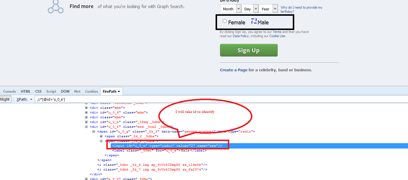 How to Automate Radio button and Checkbox in Selenium driver
